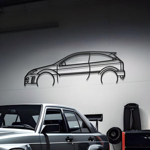 2003 Ford Focus RS MK1 Metal Car Silhouette