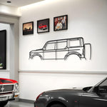 Ford Bronco Classic Metal Silhouette