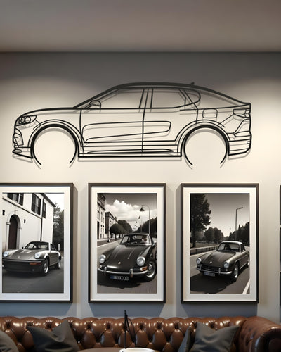 2025 Ford Capri Metal Silhouette