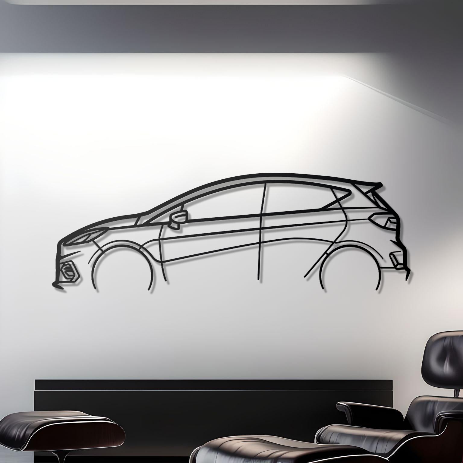 2018 Ford Fiesta ST Metal Wall Decor