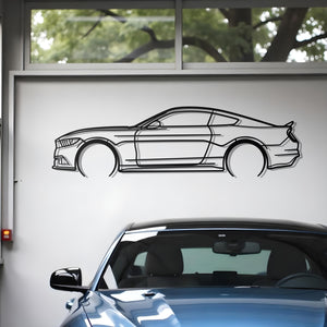 2015 Ford Mustang Metal Silhouette