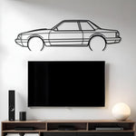 1990 Mustang Foxbody Notchback Metal Wall Art