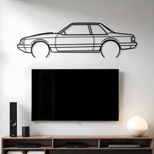 1990 Mustang Foxbody Notchback Metal Wall Art