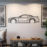 2005 Ford Mustang GT Metal Car Silhouette