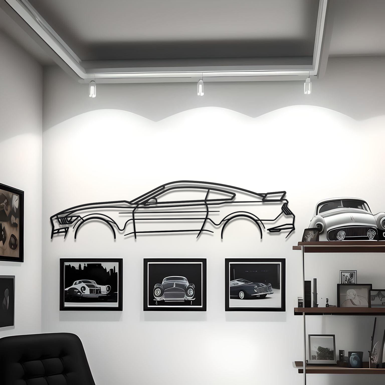 2020 Ford Mustang Shelby GT500 Metal Wall Art