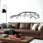 Audi RS6 Classic Metal Silhouette
