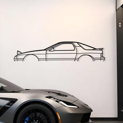 Mazda RX-7 FC GTU Classic Metal Silhouette