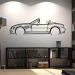 BMW Z3 Classic Metal Silhouette