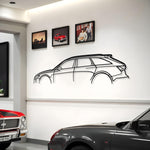 Audi RS6 Classic Metal Silhouette