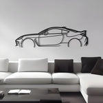 2023 Toyota GR86 Detailed Metal Car Silhouette