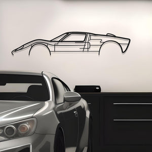 Ford GT-40 Classic Metal Silhouette