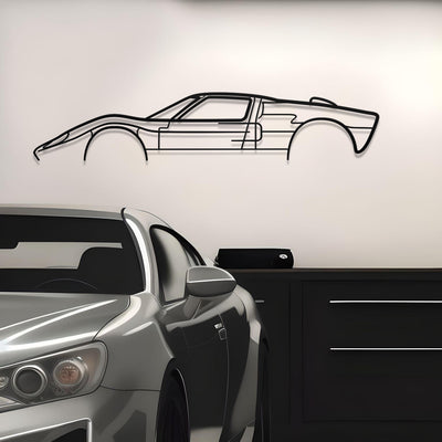Ford GT-40 Classic Metal Silhouette