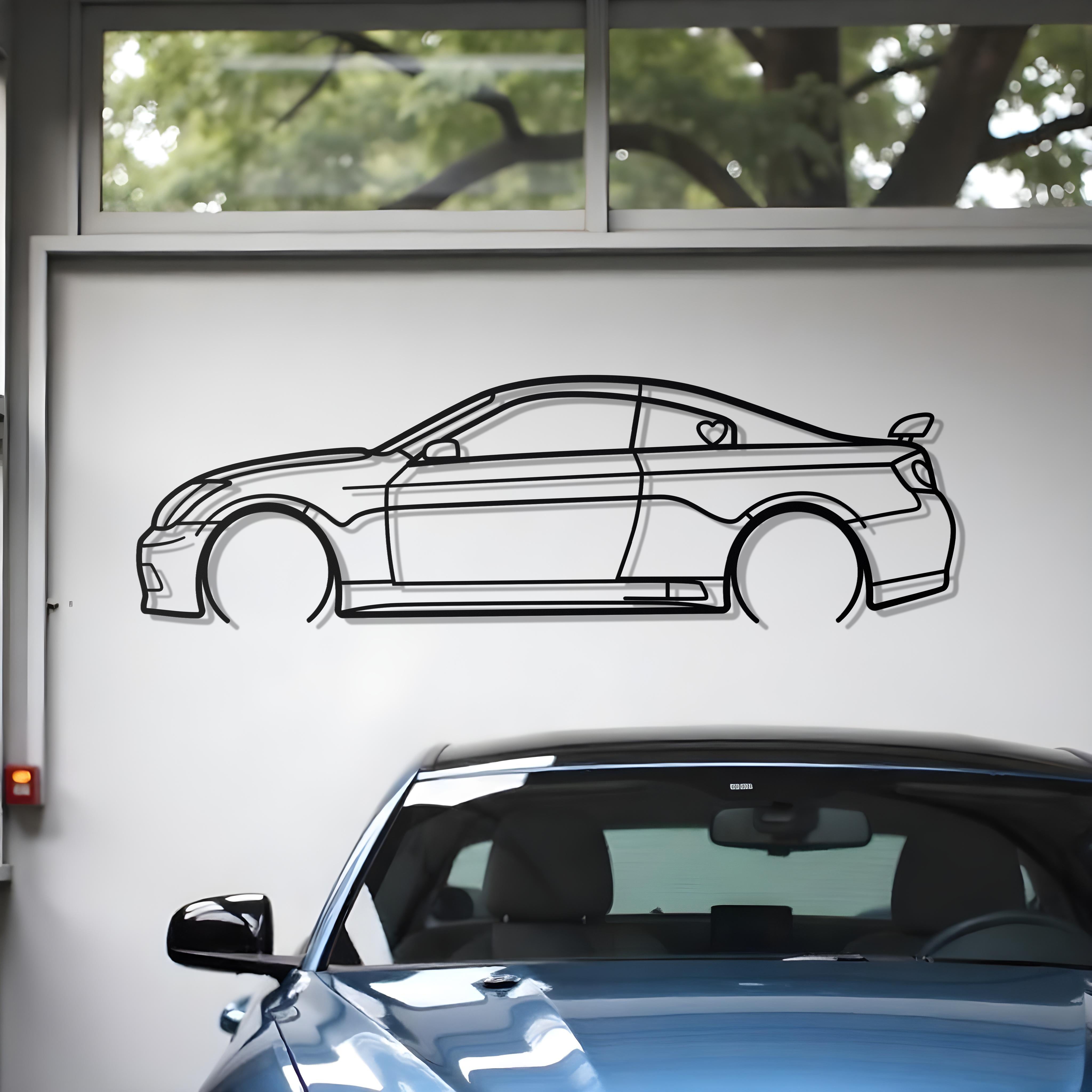 2003 Infiniti G35 Metal Silhouette
