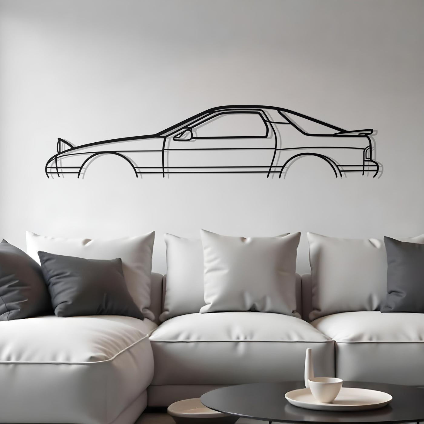 Mazda RX-7 FC GTU Classic Metal Silhouette