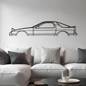 Mazda RX-7 FC GTU Classic Metal Silhouette