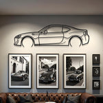 2015 Scion FR-S Metal Car Silhouette