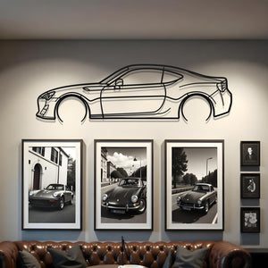 2015 Scion FR-S Metal Car Silhouette
