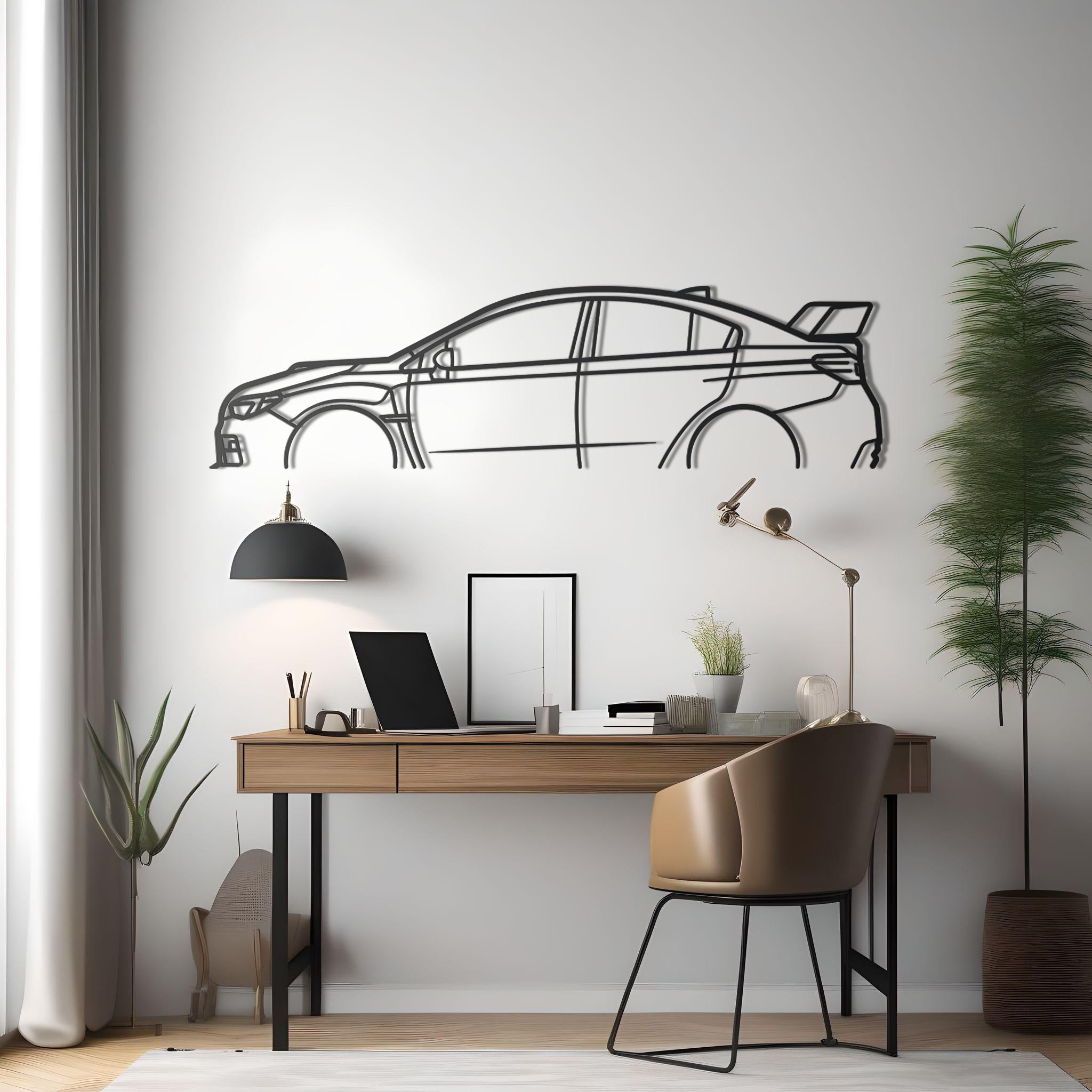 2015 Subaru Impreza WRX STI Metal Wall Decor