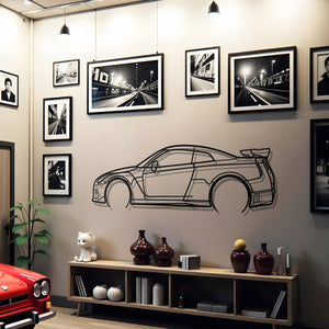 2019 Nissan GT-R R35 Metal Silhouette