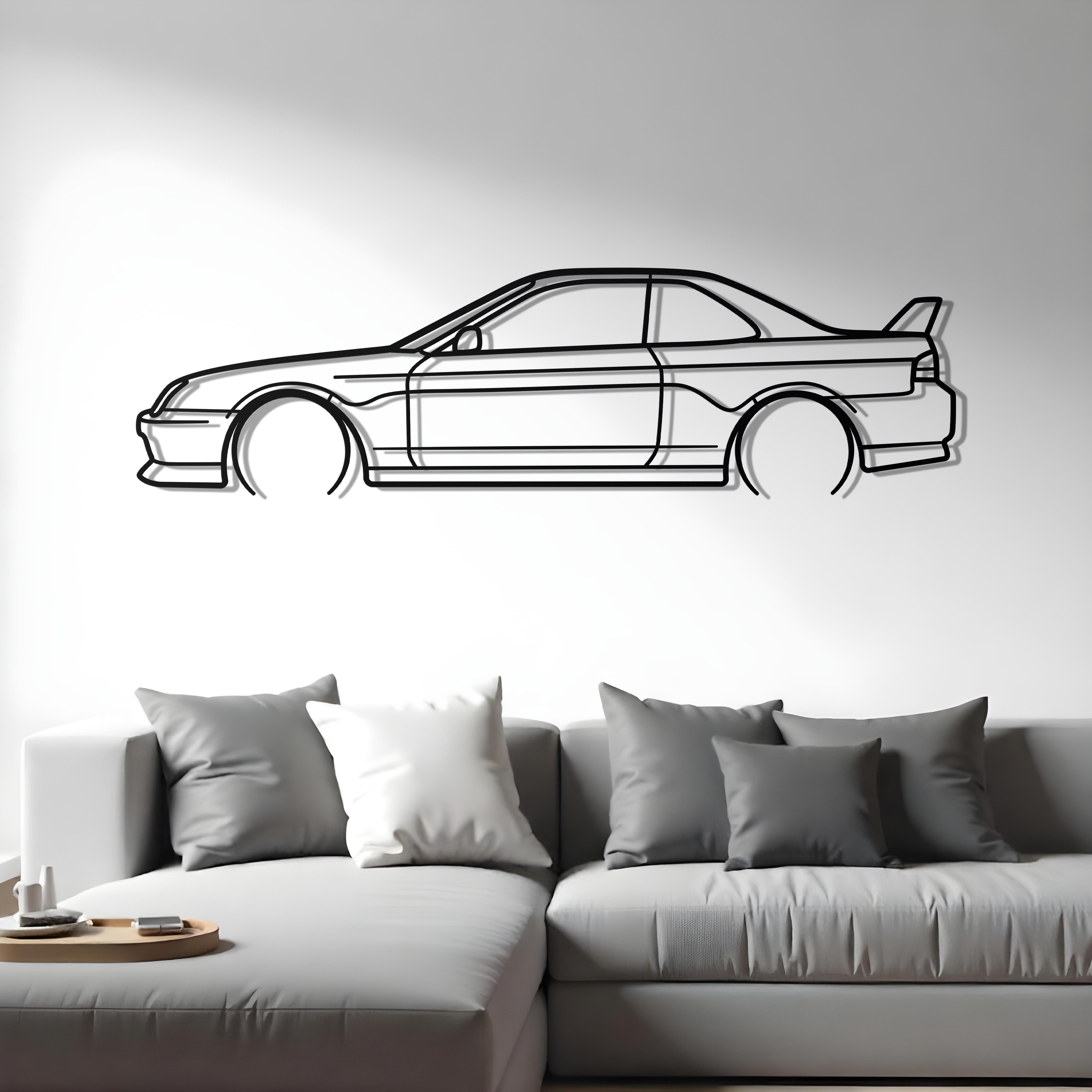 2001 Honda Prelude Metal Silhouette