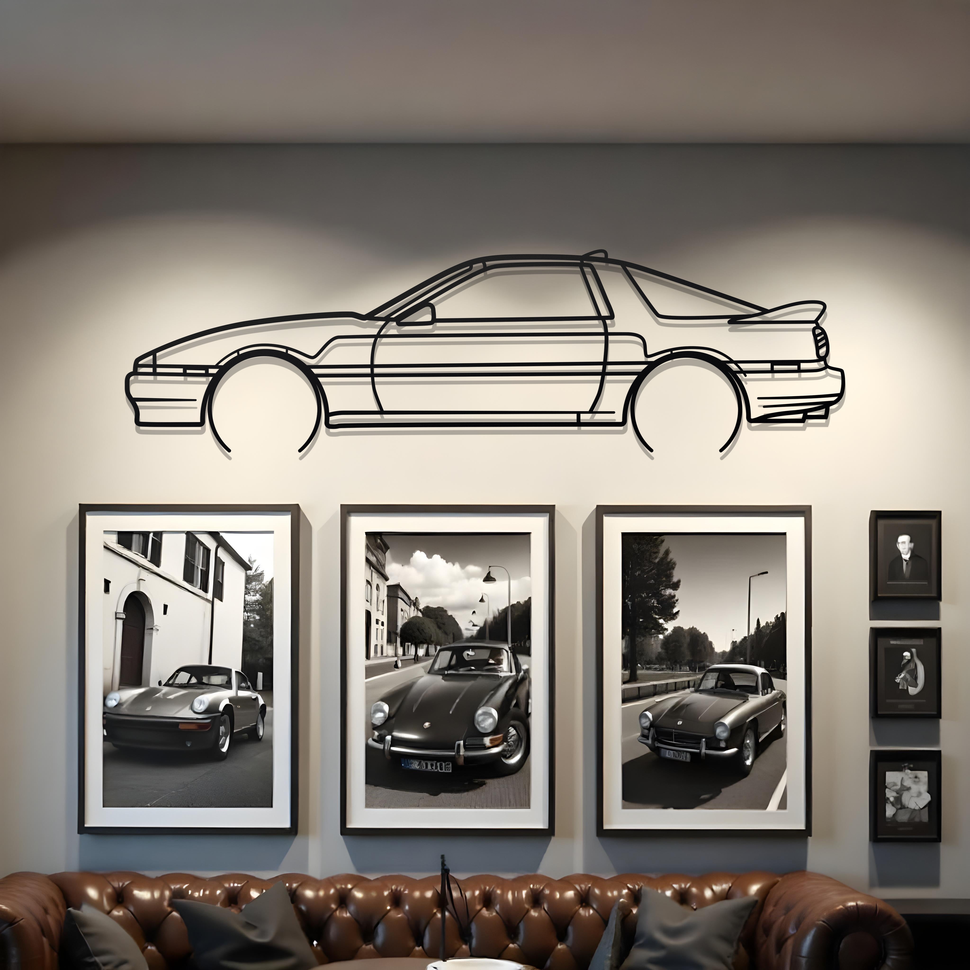 1992 Toyota Supra MK3 Metal Wall Decor