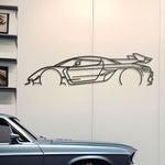 2022 Koenigsegg Jesko Detailed Metal Wall Art