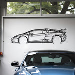 Lamborghini Huracan STO Metal Silhouette