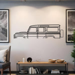 Land Rover Defender 110 Classic Metal Silhouette