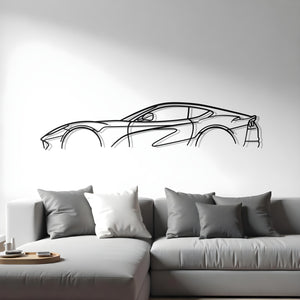 Ferrari 812 Superfast Classic Metal Silhouette