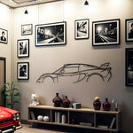 Lotus Exige Classic Metal Silhouette