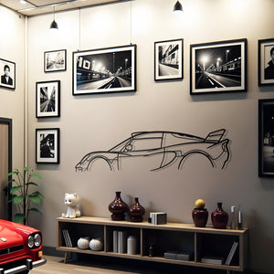 Lotus Exige Classic Metal Silhouette