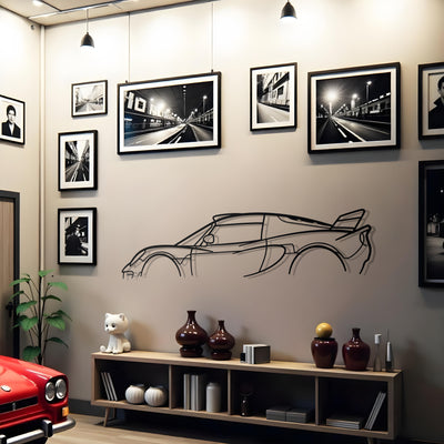 Lotus Exige Classic Metal Silhouette