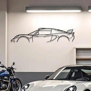 Lotus Exige Classic Metal Silhouette