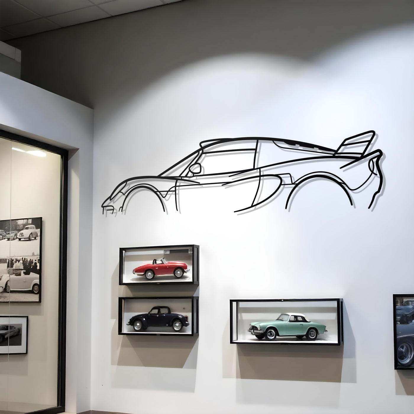 Lotus Exige Classic Metal Silhouette