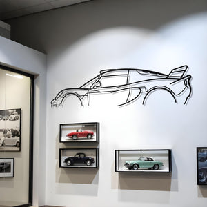 Lotus Exige Classic Metal Silhouette