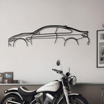 BMW M4 F82 Classic Metal Silhouette