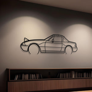 1991 Mazda Miata Metal Silhouette