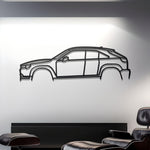 2023 Mazda MX-30 Detailed Metal Silhouette