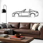 Mazda MX-5 RF Metal Silhouette