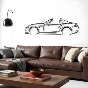 Mazda MX-5 RF Metal Silhouette