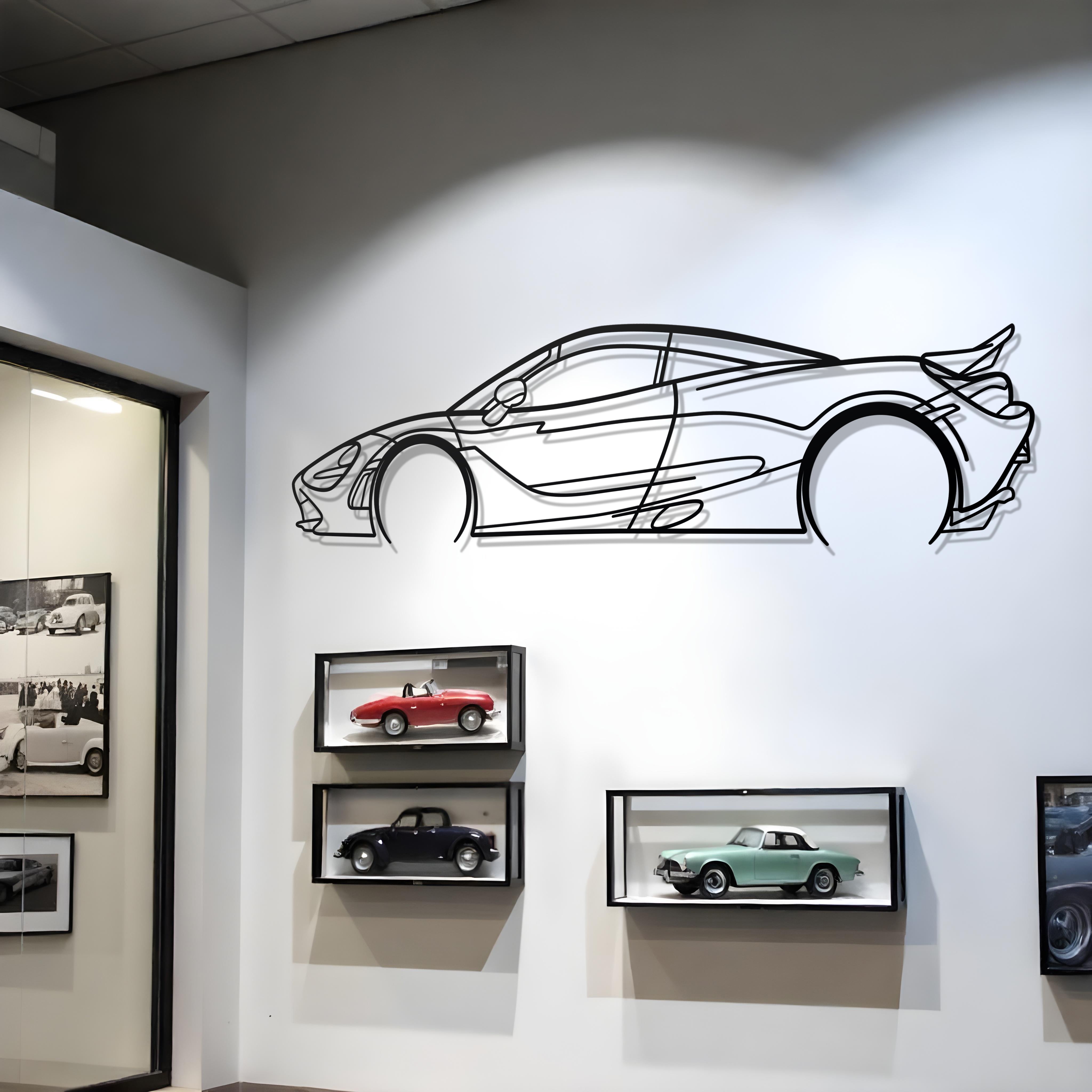 McLaren 720S Metal Silhouette