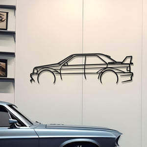 1982 Mercedes 190E Metal Wall Decor