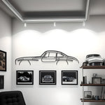 Mercedes 300 SL Classic Metal Silhouette