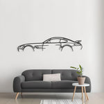 Mercedes AMG GTR Classic Metal Silhouette