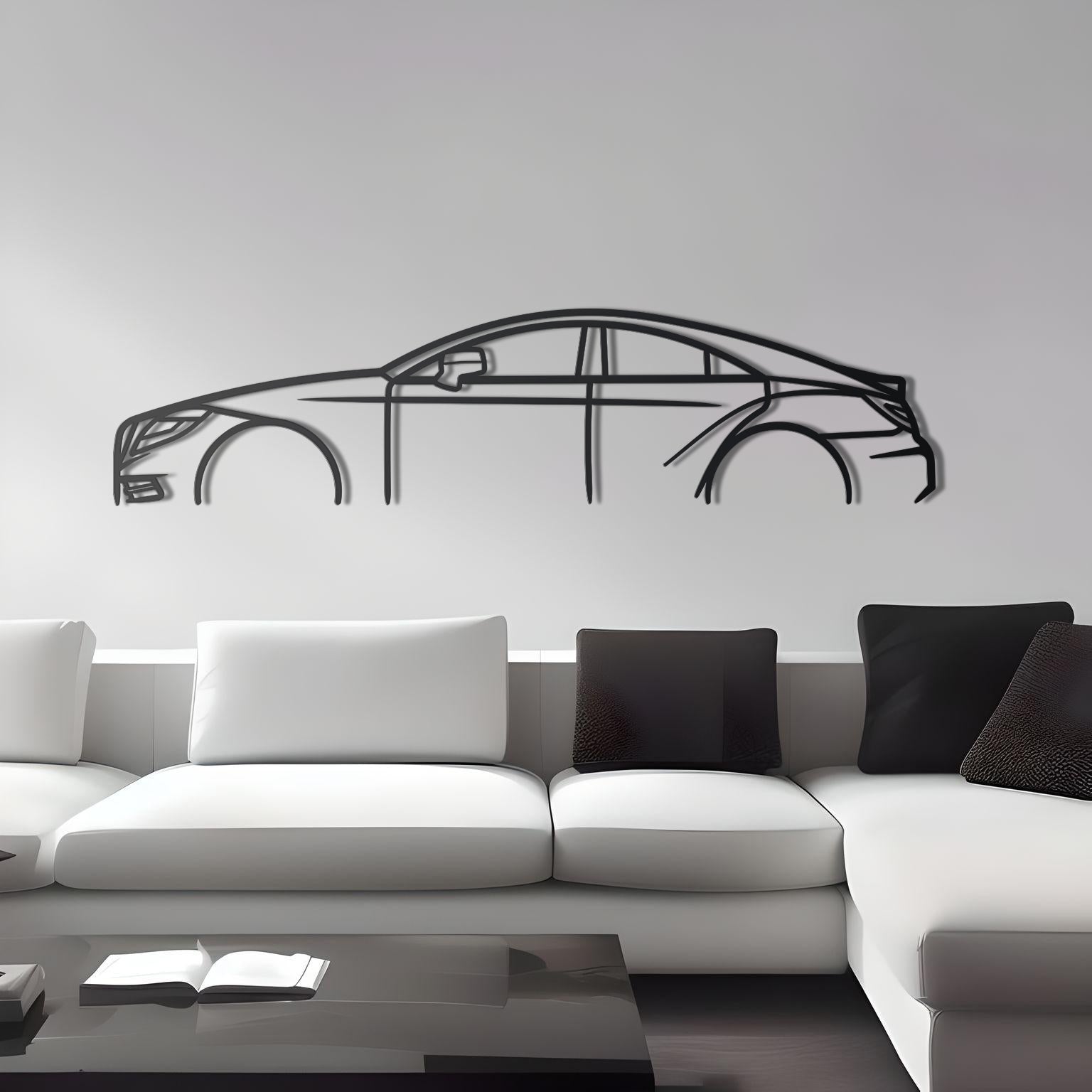 Mercedes-Benz CLS 550 Metal Wall Decor