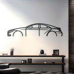 2013 Mercedes-Benz CLS 550 Detailed Metal Silhouette