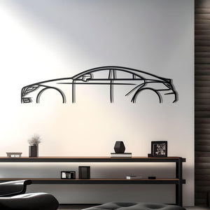 2013 Mercedes-Benz CLS 550 Detailed Metal Silhouette