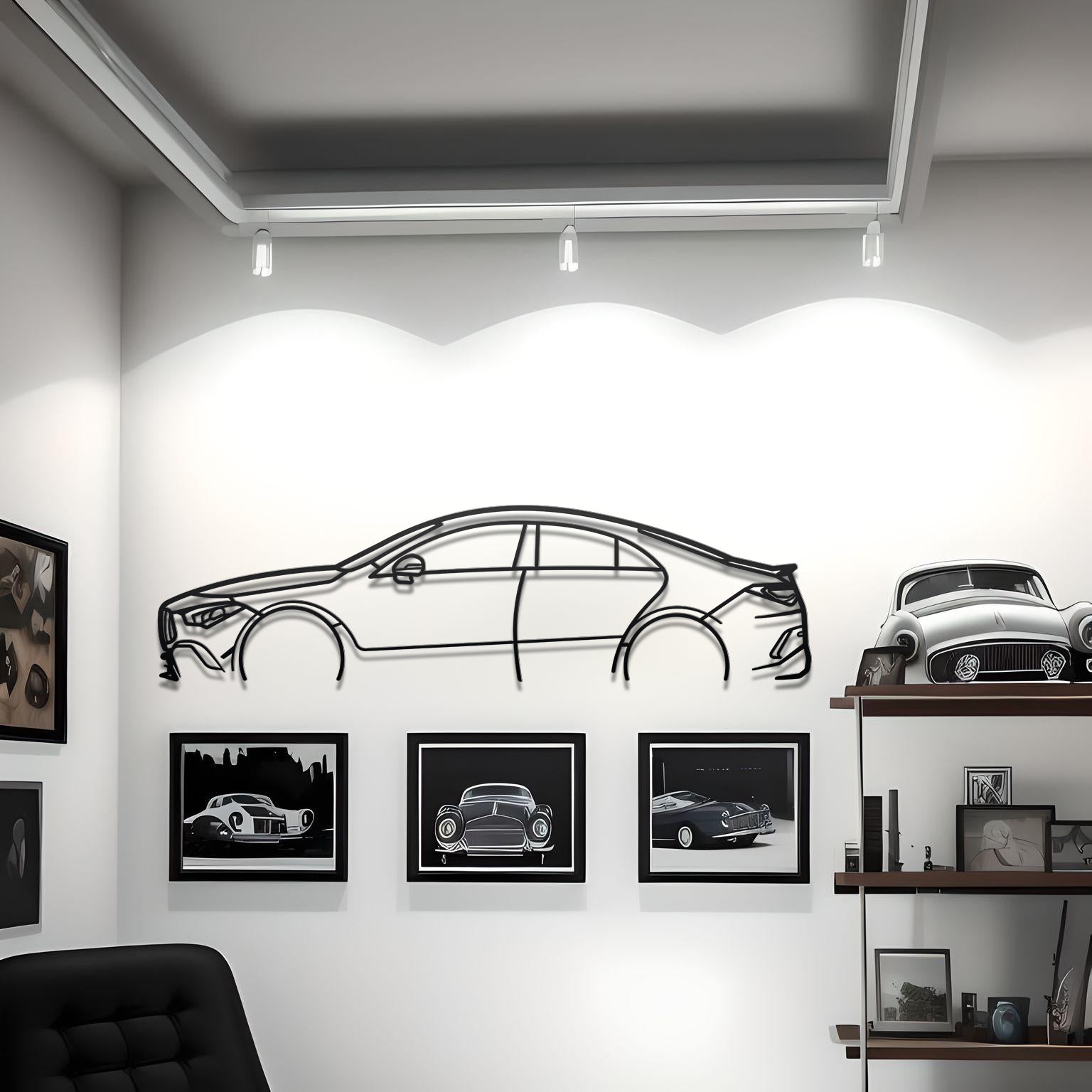 Mercedes CLA 45S Metal Wall Art