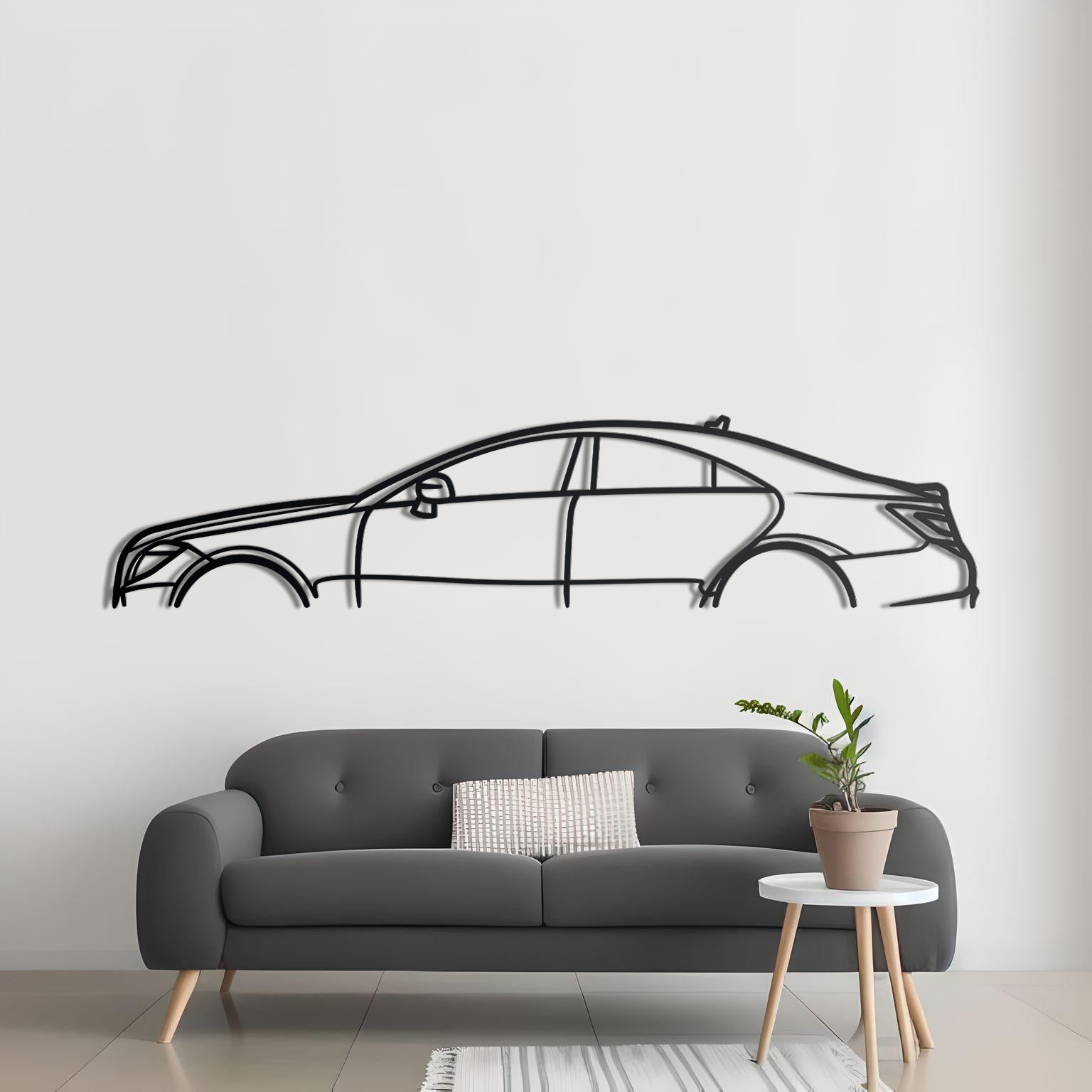 Mercedes Benz CLS63 AMG Metal Wall Decor