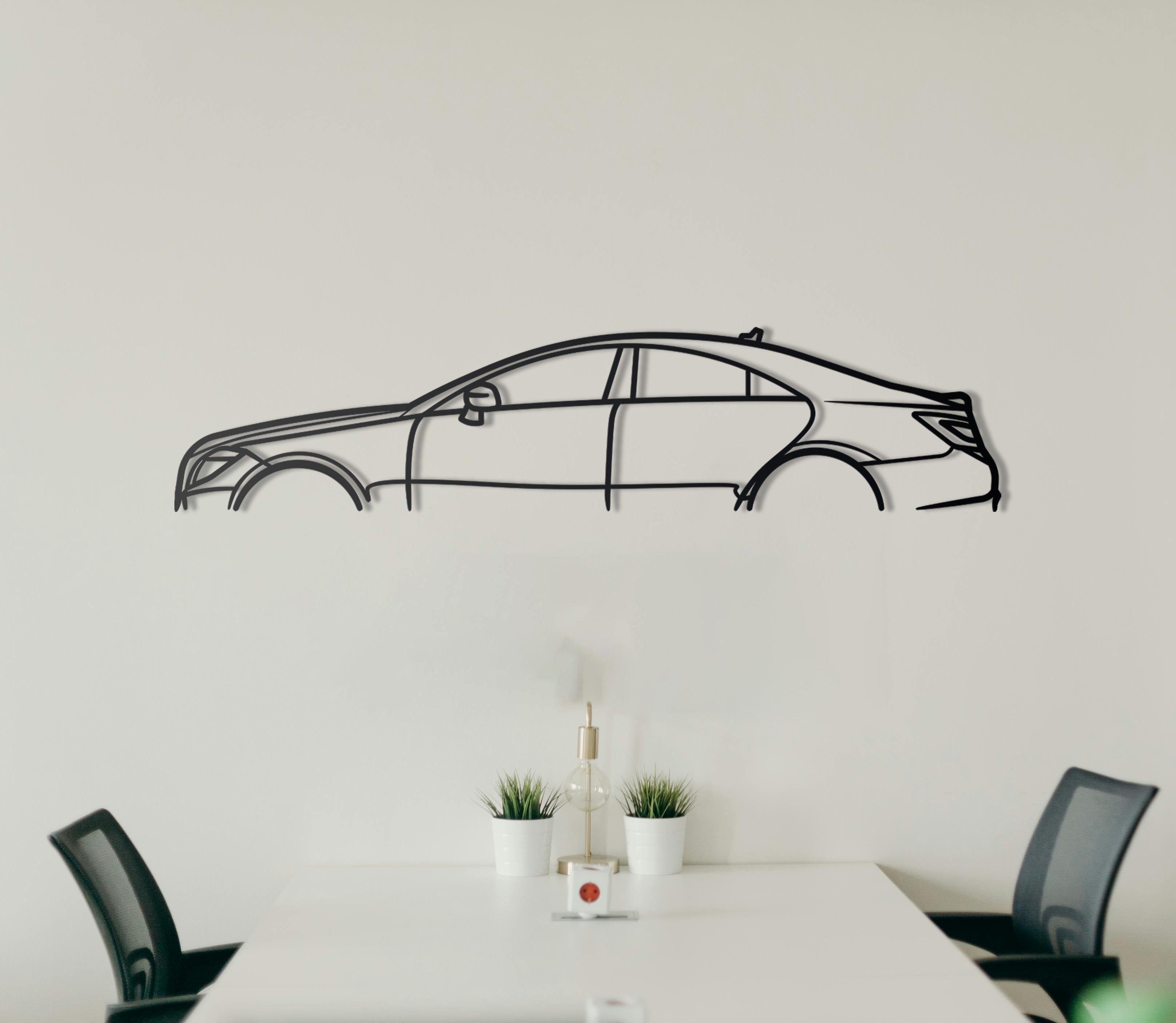 Mercedes Benz CLS63 AMG Metal Wall Decor